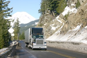 Winter Truck Travel