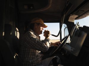 Learn about the types of distractions that truckers face on the road.